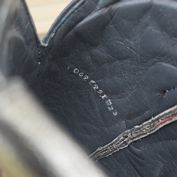 Mark Tanner Silver and Black Western Cowboy Boots NWT - Picture 7 of 11